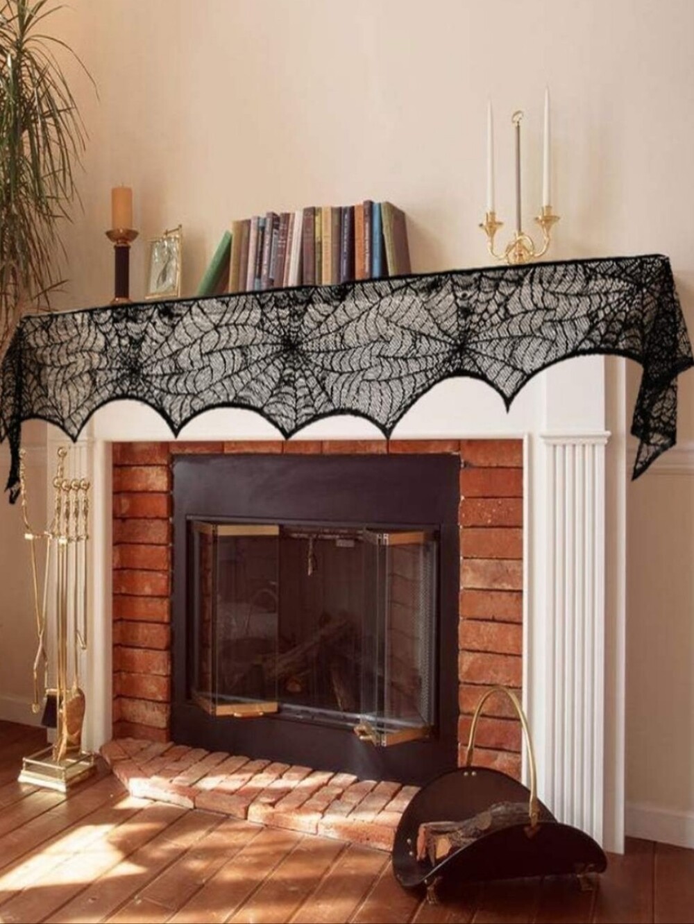 Halloween~Spooky Spiderweb Lace Table Runner